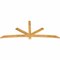Ekena Millwork Alberta Rough Sawn Timber Gable Bracket, Western Red Cedar, 96"W x 40"H x 2"D x 4"F, 10/12 Pitch GBW096X40X0204ALB00RWR - alternate 4